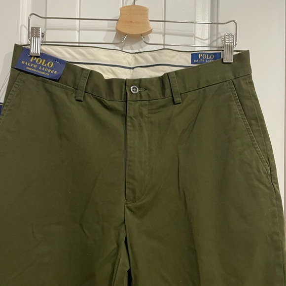 Polo by Ralph Lauren Men's Dark Green Chinos NEW WITH TAGS - Picture 3 of 6